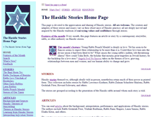 Tablet Screenshot of chassidicstories.com